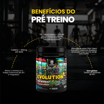 Pré-Treino Evolution Pré Workout 300g - Blueberry