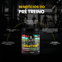 Pré-Treino Evolution Pré Workout 300g - Melancia