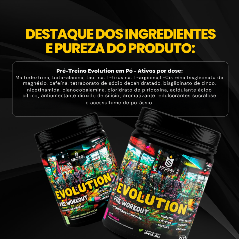 Pré-Treino Evolution Pré Workout 300g - Melancia