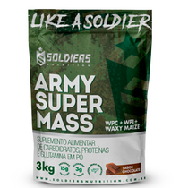 Hipercalórico Army Super Mass 3Kg - Soldiers Nutrition