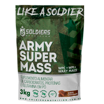 Hipercalórico Army Super Mass 3Kg - Soldiers Nutrition