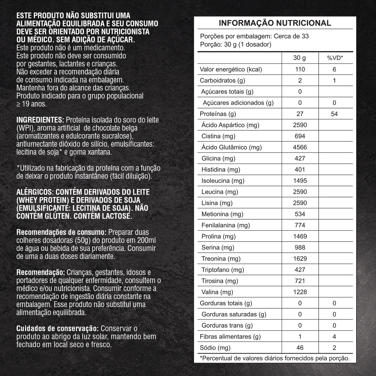 Whey Protein ISO PRO 90% ISOLADO 1kg - Chocolate Belga