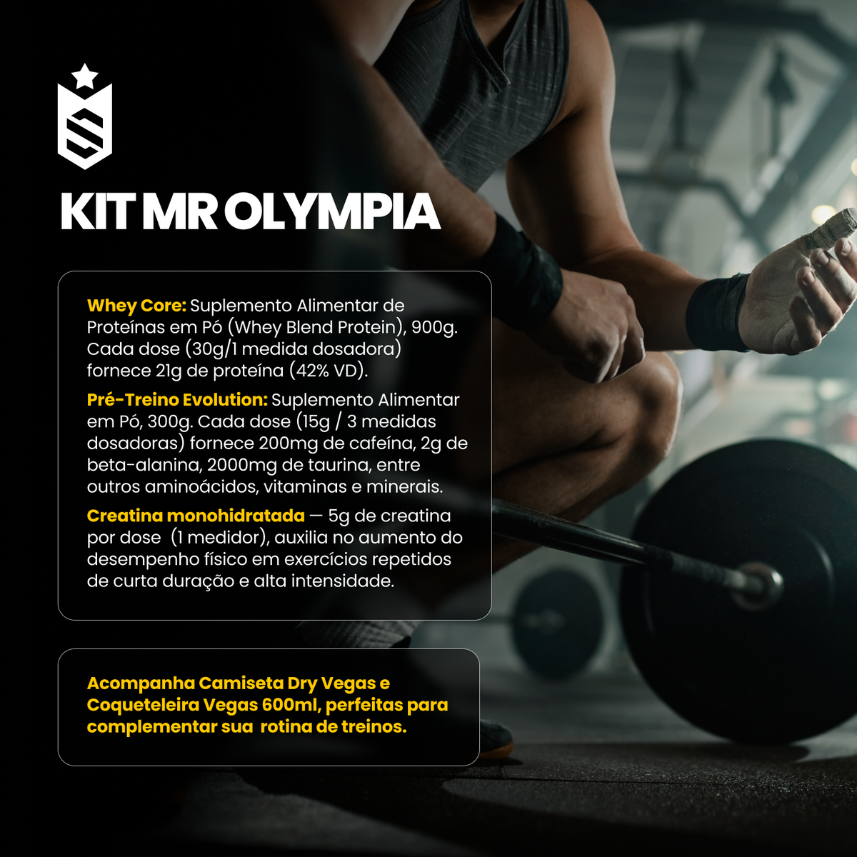 Kit Mr Olympia 2026 - Soldiers Nutrition