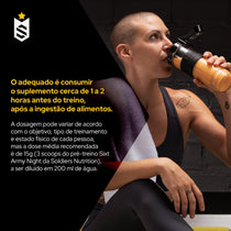 Pré-Treino Sixt Army Night Sem Cafeína - 300g