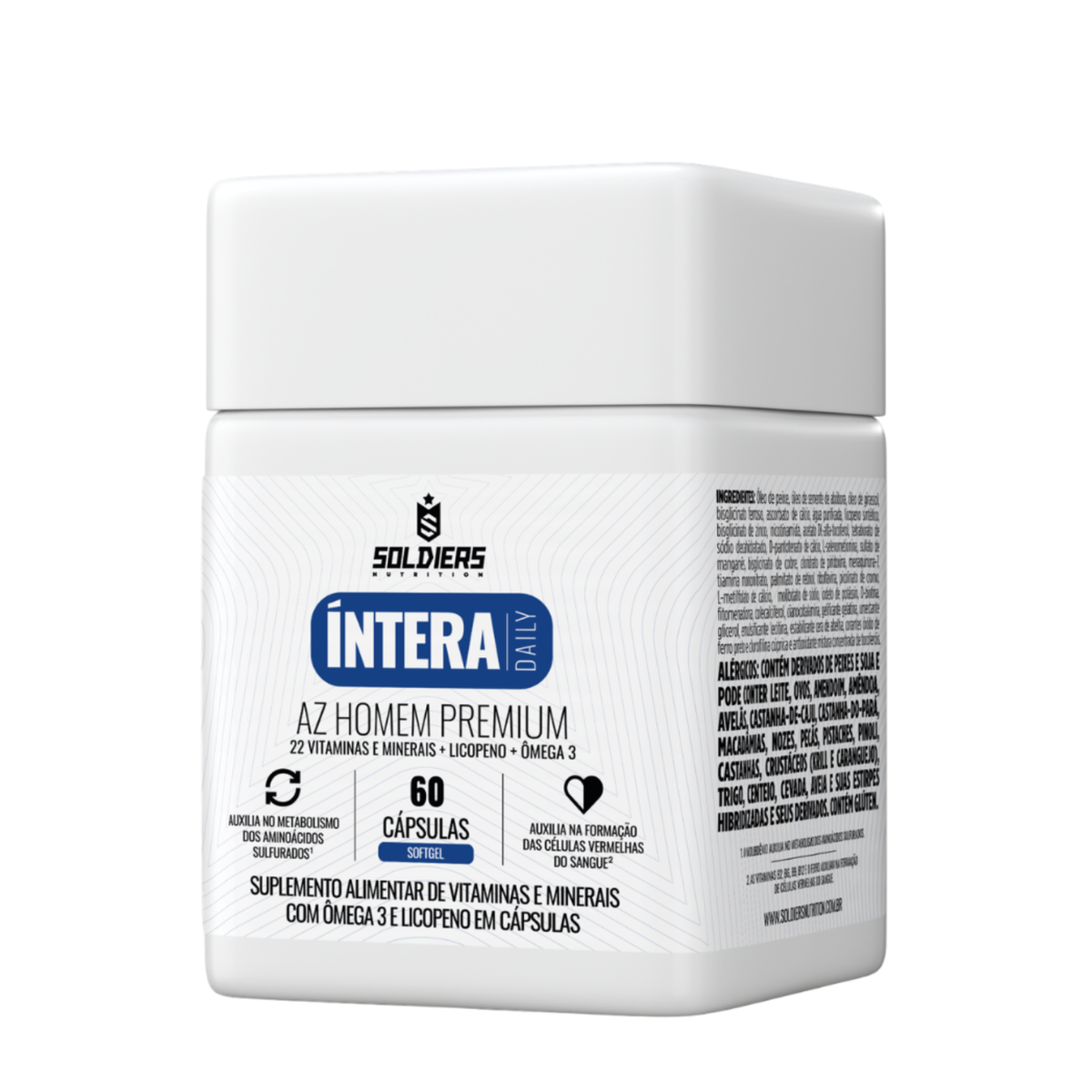 Multivitamínico AZ Homem Premium 60 Cáps - Íntera Daily