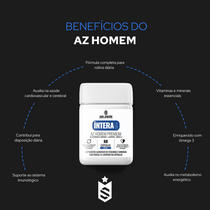 Multivitamínico AZ Homem Premium 60 Cáps - Íntera Daily