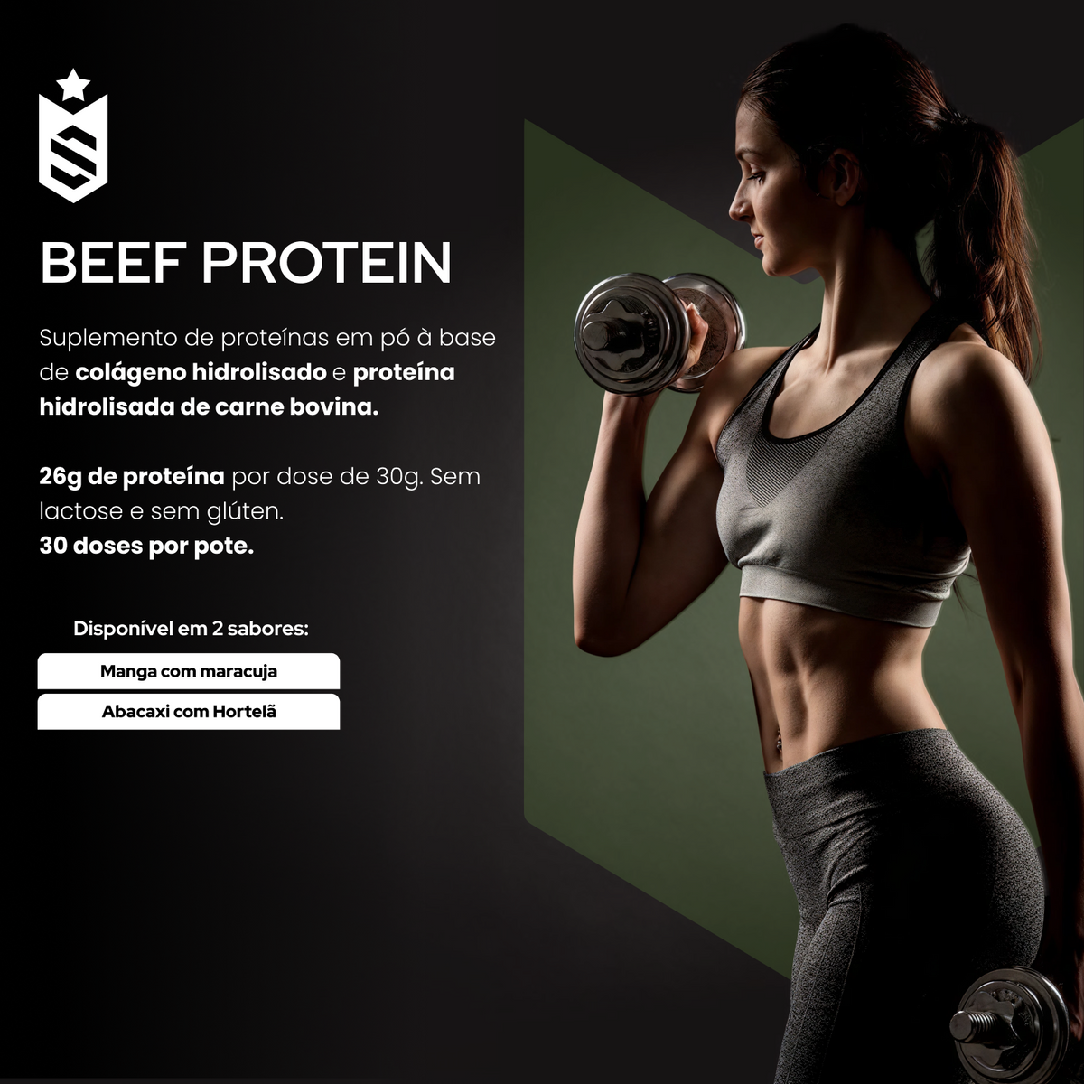 Beef Protein 26g Proteína - 900g
