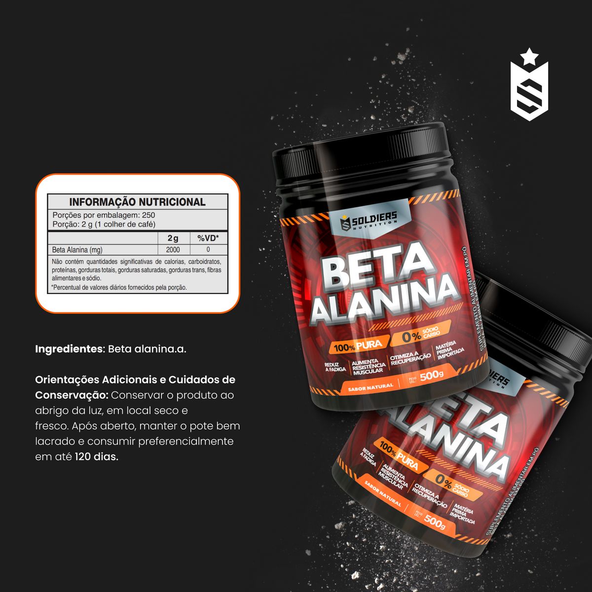 Beta Alanina 100% Pura