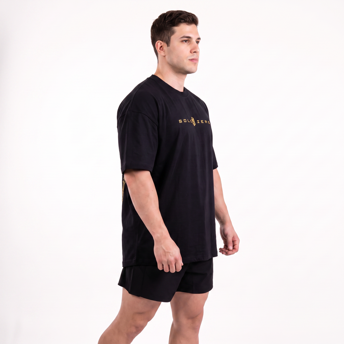 Camiseta Oversized Golden Emblem