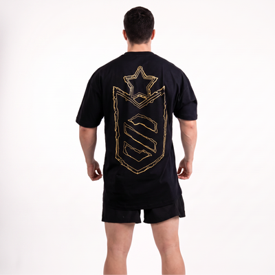 Camiseta Oversized Golden Emblem