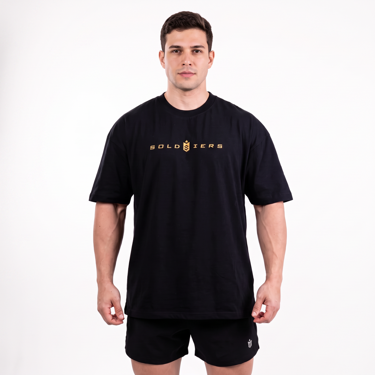 Camiseta Oversized Golden Emblem
