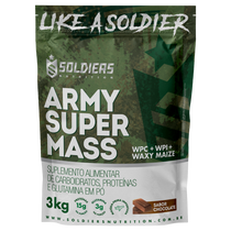 Hipercalórico Army Super Mass 3Kg - Soldiers Nutrition