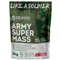 Hipercalórico Army Super Mass 3Kg - Soldiers Nutrition