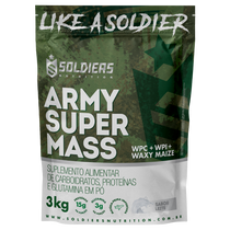 Hipercalórico Army Super Mass 3Kg - Soldiers Nutrition