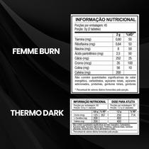 Kit Femme Burn 90 Tablets + Thermo Dark 60 Cápsulas
