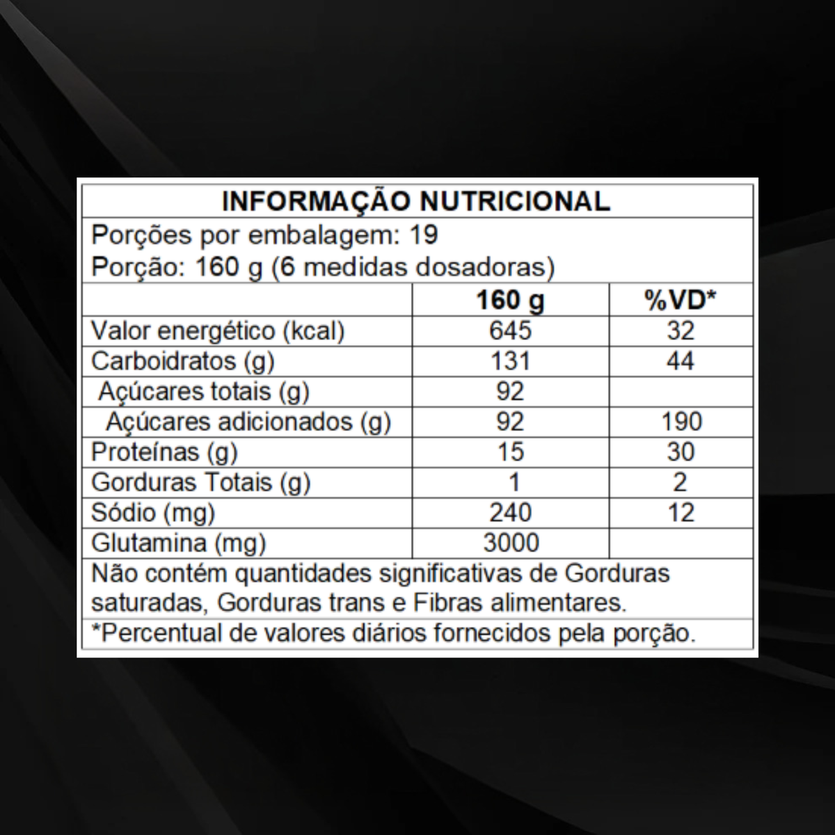 Hipercalórico Army Super Mass 3Kg - Soldiers Nutrition