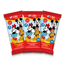 Barrinha de Banana Sem Açúcar Sabor Maça 20g - Like Kids
