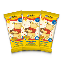 Barrinha de Banana Sem Açúcar Sabor Mel 20g - Like Kids