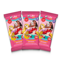 Barrinha de Banana Sem Açúcar Sabor Morango 20g - Like Kids