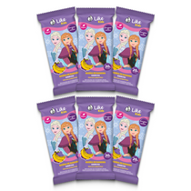 Barrinha de Banana Sem Açúcar Sabor Uva 20g - Like Kids