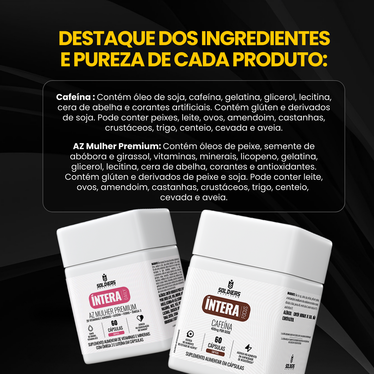 Kit AZ Mulher 60 Cáps + Cafeína 400mg 60 Cáps