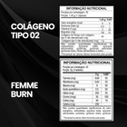 Kit Colágeno Tipo II 30 Cáps + Femme Burn 90 Tabletes 6