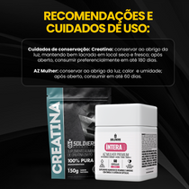 Kit Creatina 150g + AZ Mulher 60 Cáps