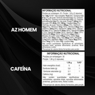 Kit Cafeína 400mg 60 Cáps + AZ Homem 60 Cáps 7