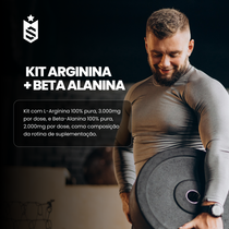 Kit Arginina 250g + Beta Alanina 250g