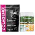 Kit Colágeno 1Kg + Vitamina C Em Pó 500g 1