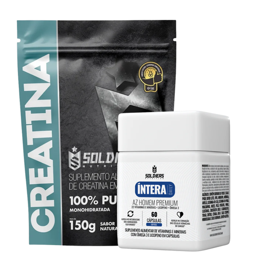 Kit Creatina 150g + AZ Homem 60 Cáps