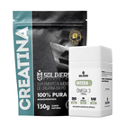 Kit Creatina 150g + Ômega 3 1000mg 90 Cáps 1
