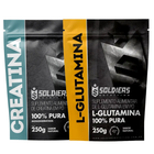 Kit Creatina Monohidrata 250g + L-Glutamina 250g 1