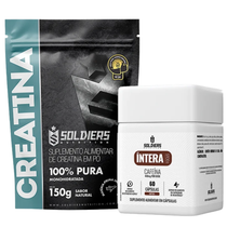 Kit Creatina Monohidratada 150g + Cafeína 400mg 60 Cáps