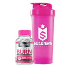 Kit Femme Burn 90 Tabletes + Coqueteleira Slim Pink 600ml 1