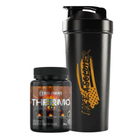 Kit Thermo Dark 200mg Cafeína 60 Cáps + Coqueteleira Slim Like a Soldier 600ml 1