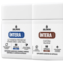 Kit Cafeína 400mg 60 Cáps + AZ Homem 60 Cáps