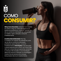 Kit Whey Core 900g + Creatina 150g