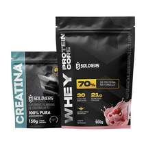 Kit Whey Core 900g + Creatina 150g