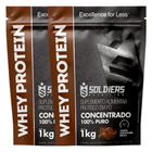 Kit Whey Protein Concentrado - 2kg 1