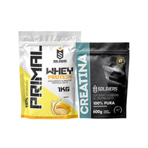 Kit Whey Protein Primal 1kg + Creatina Monohidratada 600g