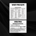 Kit Whey Protein Elite Pro 1kg + Creatina Monohidratada Pote 300g 4