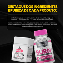 Kit AZ Mulher 60 Cáps + Femme Burn 90 Tabletes