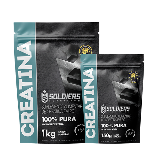 Creatina Monohidratada 1kg + Creatina Monohidratada 150g