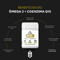 Ômega 3 + Coenzima Q10 60 Cáps - Íntera Daily
