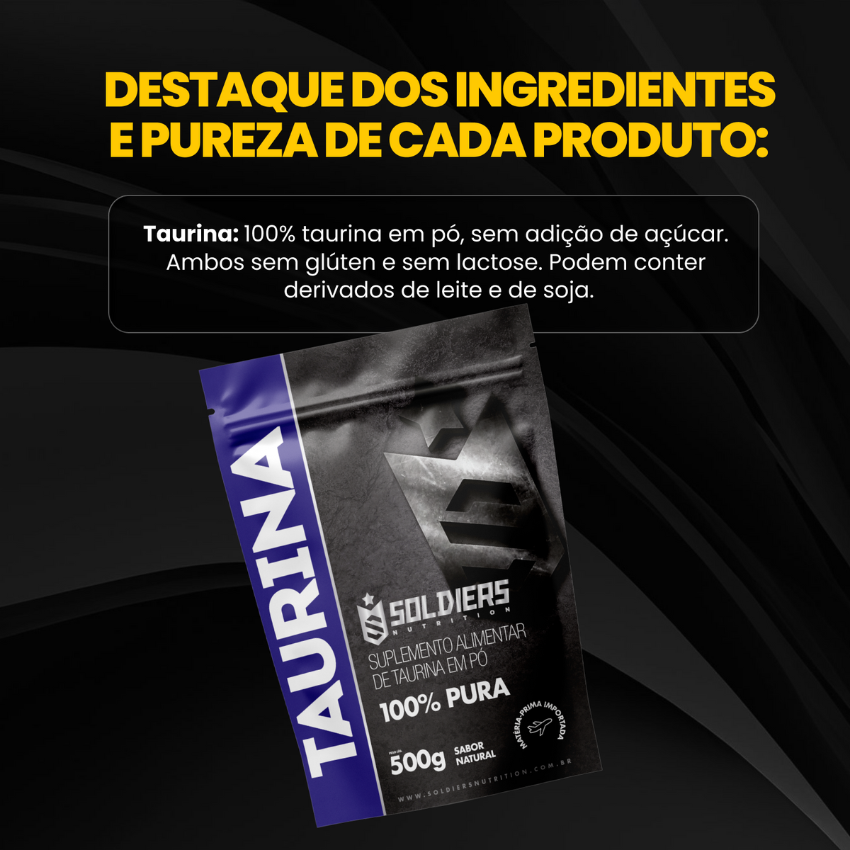 Taurina 100% Pura