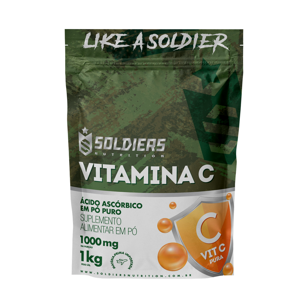 Vitamina C em pó 1000mg