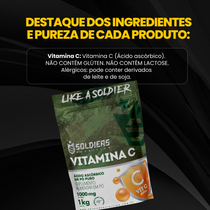 Vitamina C em pó 1000mg