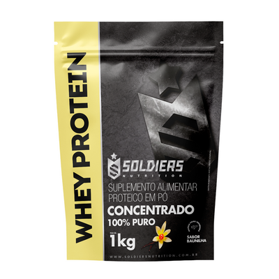 Whey Protein Concentrado 1kg - Baunilha