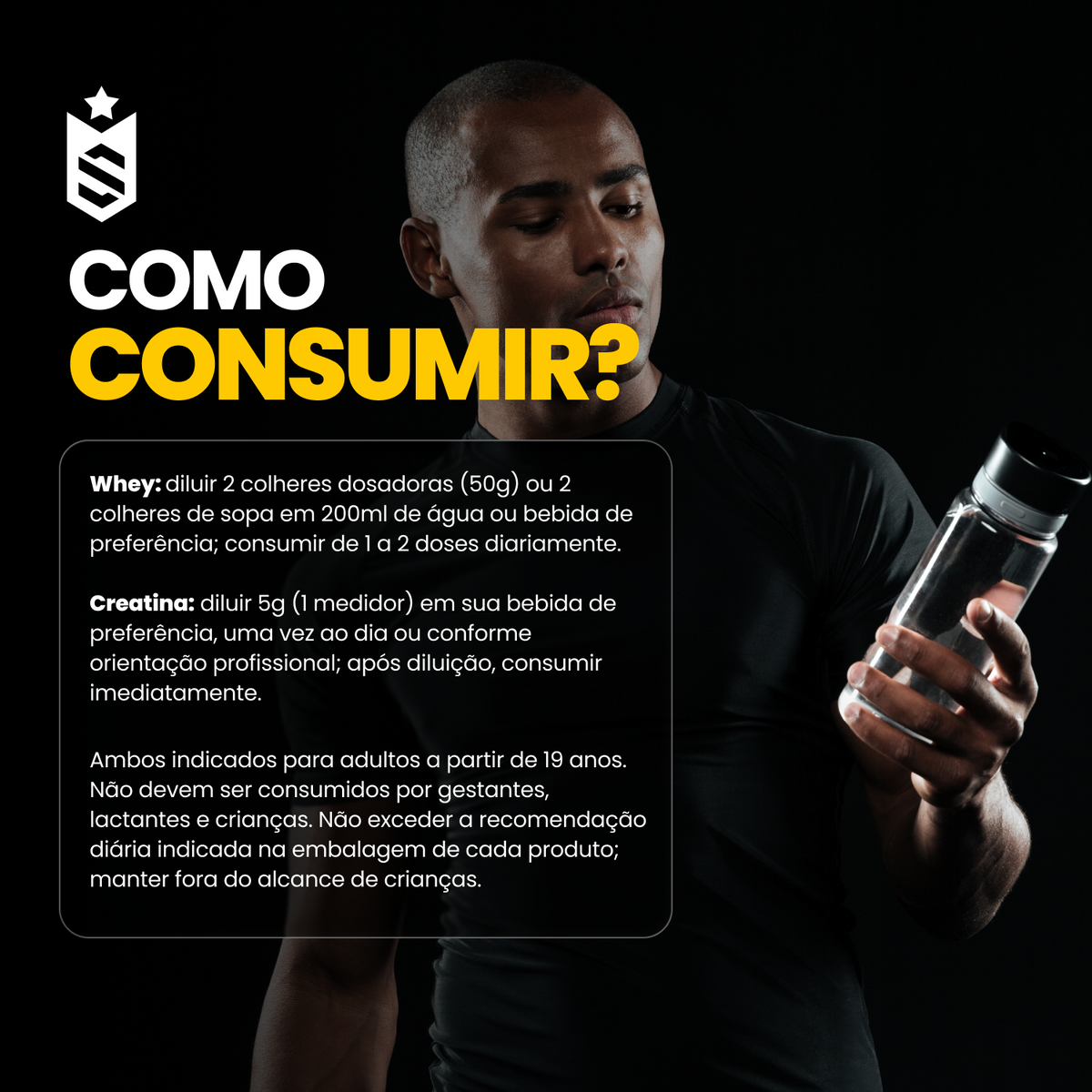 Kit Whey Protein Concentrado 1Kg + Creatina Monohidratada 250g